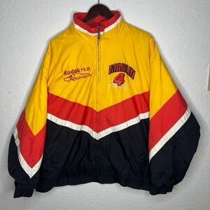 Vintage 90s Sterling Martin Kodak Film NASCAR Full Zip Jacket XL